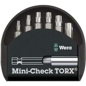 Wera TORX Mini Check TX Sheet Metal Bit Set  Industrial 