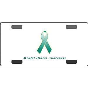  Mental Illness Awareness Ribbon Vanity License Plate 