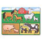 melissa doug my favorite peg puzzles farm animals ships free with a $ 