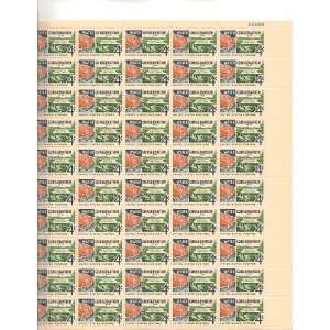 Water Conservation Full Sheet of 50 X 4 Cent Us Postage Stamps Scot 