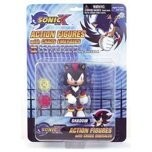    Sonic X Action Figures with Chaos Emeralds: Shadow: Toys & Games