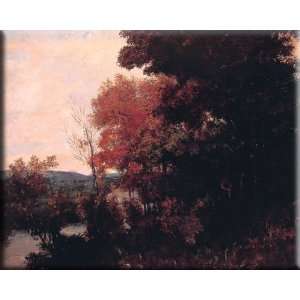   de foret 30x24 Streched Canvas Art by Courbet, Gustave