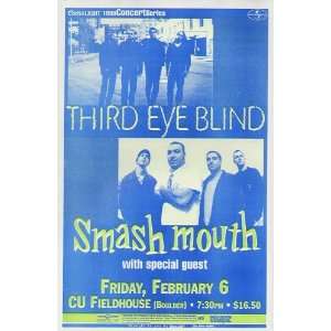  Third Eye Blind Smash Mouth Boulder Concert Poster 1998 
