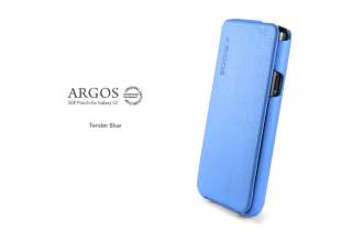 Samsung Galaxy S2(i9100) Leather Case Argos Blue #7732  