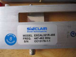 Sinclair Mobile Roof Top Antenna Excal321R 455 set, New  
