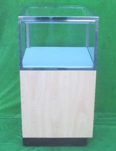 RETAIL FRONT COUNTER CORNER JEWELRY GLASS DISPLAY CASE  