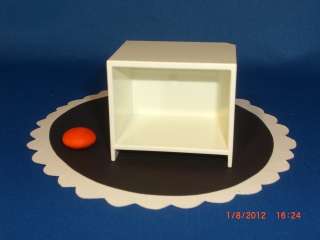 Kitchen Storage Shelf: White (Playmobil Dollhouse Kitchen/Bath 