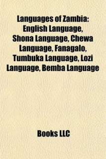   Languages of Zambia English Language, Shona Language 