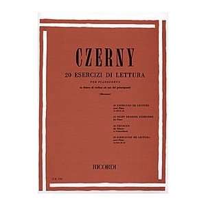   Reading Exercises for Piano Composer Carl Czerny
