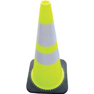 JBC Revolution Series Traffic Cone   Lime, With 3M Reflective Collar 