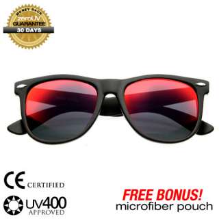 New Revo Color Lens Clean Wayfarer Sunglasses 8025 FIRE  