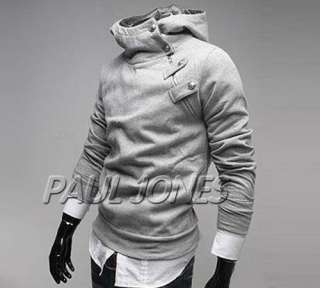   Men’s Slim fit hoodies Jacket Coat 4Colors XS S M L onsale  