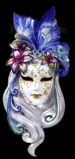 LADY BUTTERFLY 14 Venetian Carnival Mask 3D Plaque Venice Masquerade 