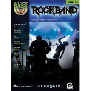  Rock Band   Bass Play Along Volume 21  BK+CD Musical 