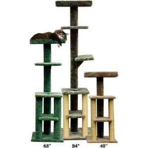  Deluxe Open Tray Cat Tree : Color OFF WHITE : Leg Covering 