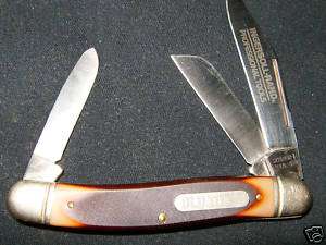 Rare SCHRADE OLD TIMER Knife # 858 INGERSOLL RAND PRO  