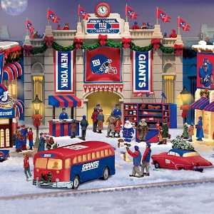 New York Giants Collectible Christmas Village Collection:  
