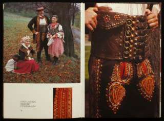   Costumes regional clothing ethnic dress POLAND Krakow Lowicz  