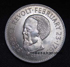 1970 Guyana Dollar FAO UNC Coin Cuffy Cow  