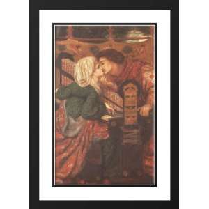 Rossetti, Dante Gabriel 28x40 Framed and Double Matted King Renes 