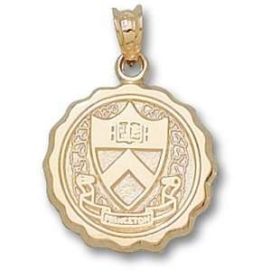 Princeton University New Round Seal Pendant (14kt)  Sports 