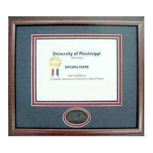   University of Mississippi Diploma Frame With Suede Mat Sports