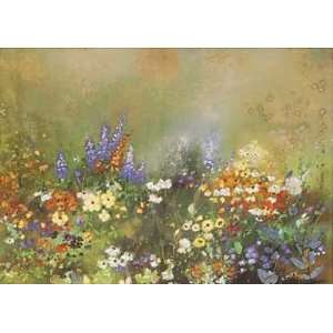Aleah Koury   Meadow Garden III Canvas 