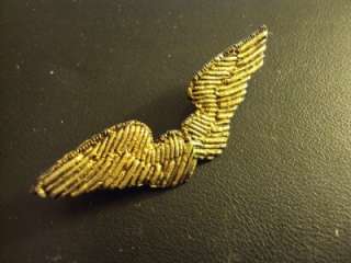 SUPER rare custom made WWI  WWII Pilot instructor sterling wings 