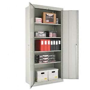 Alera  Assembled High Storage Cabinet, 4 Adjustable Shelves, 36 x 18 
