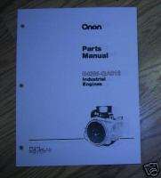 ONAN B43M GA016 ENGINE PARTS LIST 965 0254  