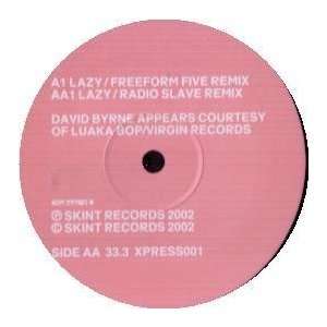   DAVID BYRNE / LAZY (LIMITED EDITION REMIXES) X PRESS 2 FEAT DAVID