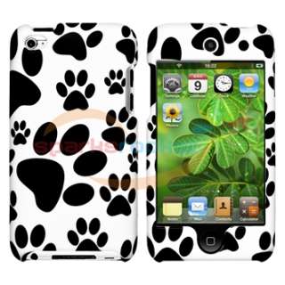 9in1 Premium Dog Paw Clip On Case Cover LCD Shield for iPod Touch 4 4G 