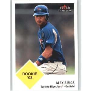 com 2003 Fleer Tradition Update #U 387 Alexis Rios ROO   Toronto Blue 