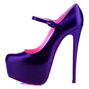 High Heels colors Purple,Blue,HOT HOT Pink,Green  