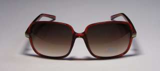 NEW LACOSTE 12683 NERD STYLE RED FRAME/TEMPLES BROWN LENSES SUNGLASSES 
