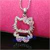 High quality NEW pink hello kitty ring and necklace A64  