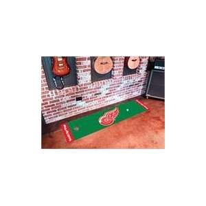 18x72 Detroit Red Wings Putting Green Mat: Sports 