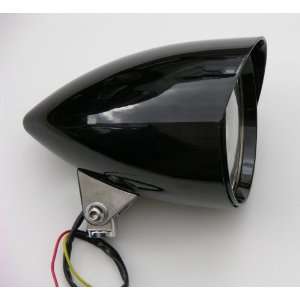  Gloss Black 5 3/4 Custom Billet Tribar Headlight 