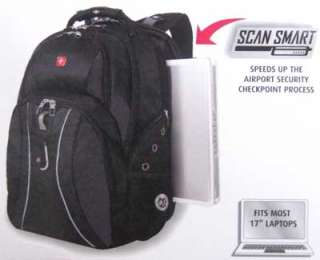 New SWISS GEAR Backpack Laptop Black Wenger 17 Computer