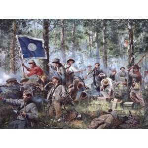   Cleburne at Chickamauga Don Troiani Civil War Print: Home & Kitchen
