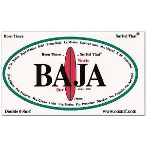  Baja Mexico Vinyl Surfing Decal Bumper Sticker for Cars 