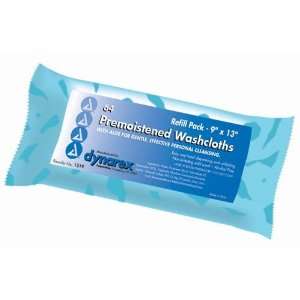  Washcloths   Premoistened & Disposable Refill (Pack of 64 