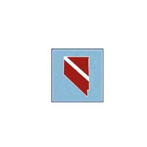    Trident Large State Dive Flag Stickers Nevada: Sports & Outdoors