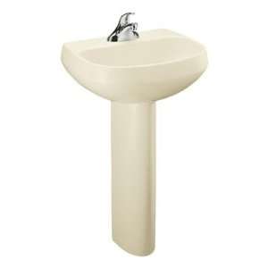   Pedestal Bathroom with Single Hole Faucet Drilling Finish: Dune