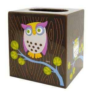 Allure Home Creations Awesome Owls Printed Plastic Tissue Box  