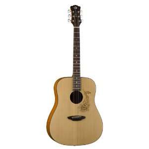   Guitars Gypsy Henna Dreadnought Acoustic Guitar: Musical Instruments