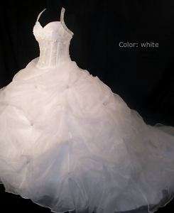 2011 New Sweetheart Ivory Wedding Dress Bridal Gown  