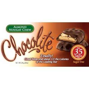 HealthSmart Foods Chocolite Almond Nougat Chew  Grocery 