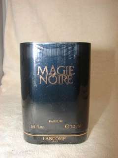 VTG* LANCOME *MAGIE NOIRE * Pure PARFUM PERFUME NIB * 1/4 Oz 7.5 ml 