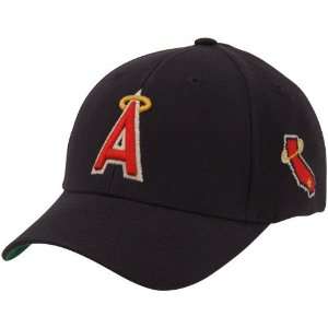   Angels of Anaheim Tradition Cooperstown Wool Stretch Flex Hat   Black